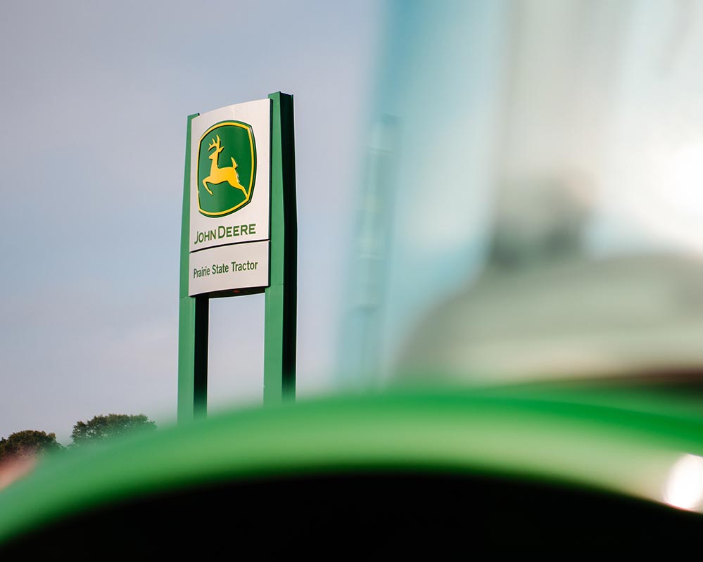 john deere dealer sign prairie state tractor